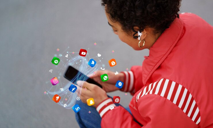 réseaux sociaux par les clients
